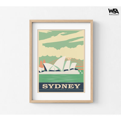 Australie, Sydney, affiche de l'Opéra de Sydney, très grand voyage, reproduction australienne