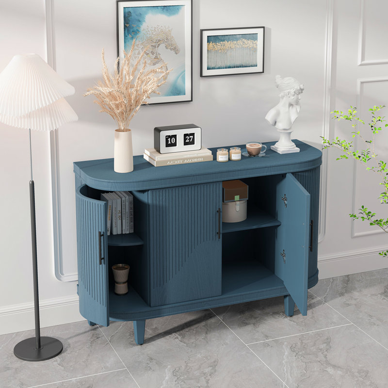 Buffet décoratif Davino, Bleu