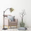 Lampe sur pied arquée 66 po Hertz-415188524-415188523