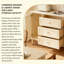 Buffet rétro de style crème, armoire à thé en bois massif multicouche, armoire de rangement mince pour le salon et le vestibule-126450413