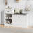  Shoe Storage Bench, Modern Wooden Shoe Cabinet With Flip Drawer And Adjustable Shelf,Off-White-558227971