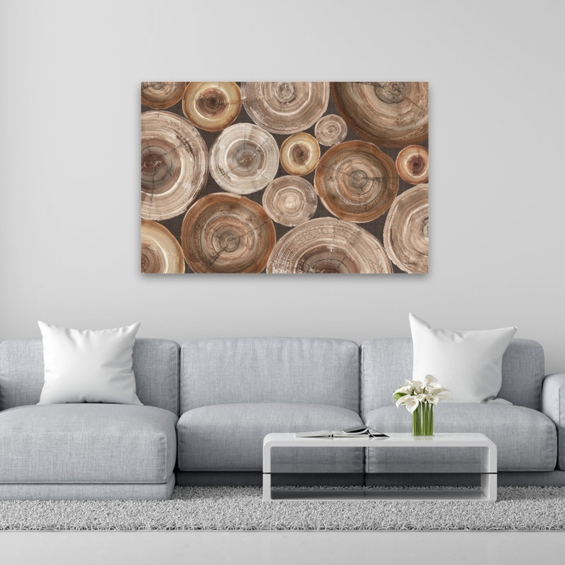 Contemporary Rings Of Life II, H 24 po x l 16 po