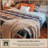 Yosemite Brown Tan White Aztec Print Southwestern Rustic Cotton Reversible Quilt Set-37209850