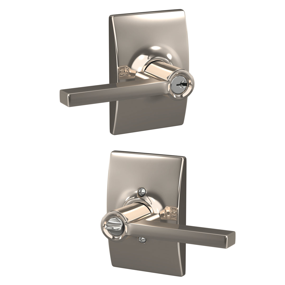 Latitude Keyed Door Lever Schlage 