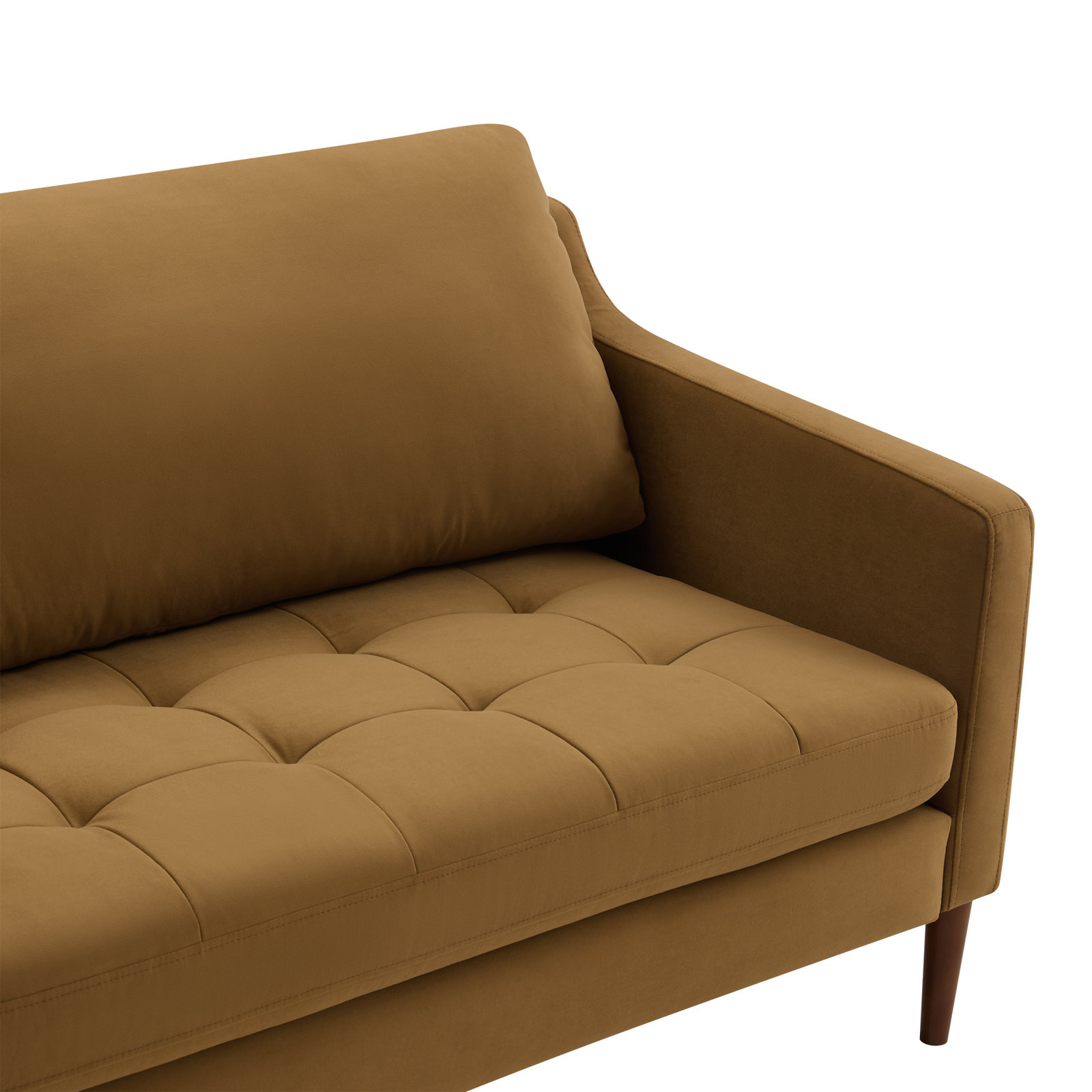 Daylen 86'' Upholstered Sofa,  Soren Ochre