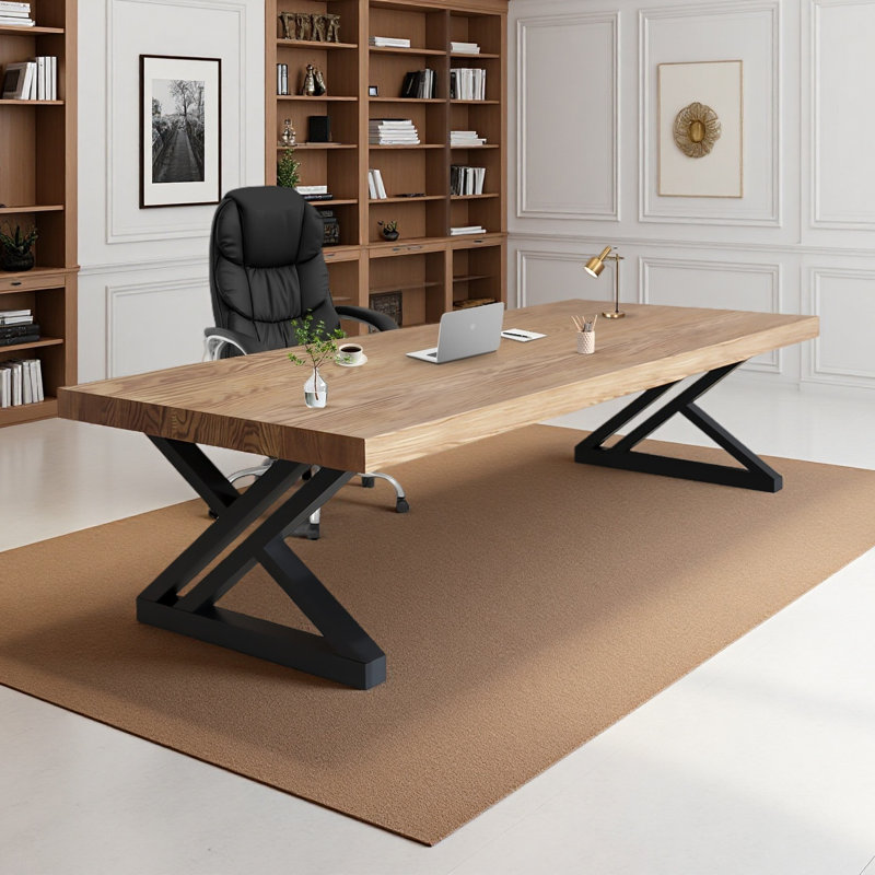 Bureau d'ordinateur 78,75 pouces Modern, H 29,53 po x l 78,74 po x P 31,5 po