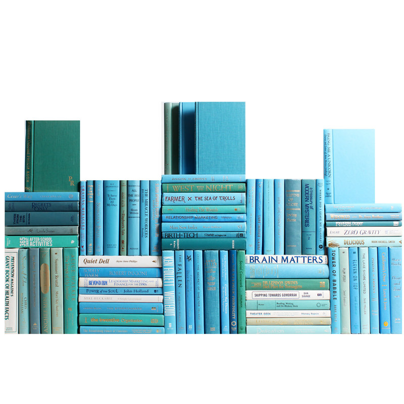 Modern Ocean Book Wall, 75