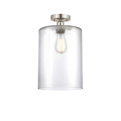Anelise Glass Semi Flush Mount