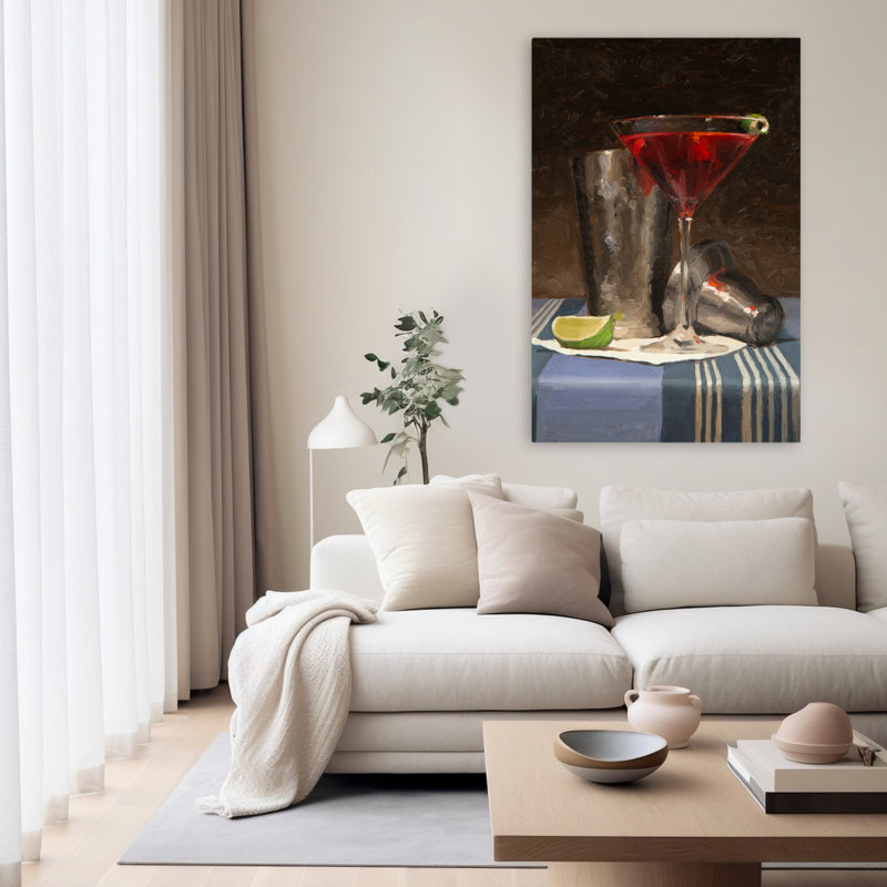 Cosmopolitan - Art de cocktails de cuisine, H 60 po x l 40 po