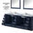 Navy Blue Double Bath Vanity