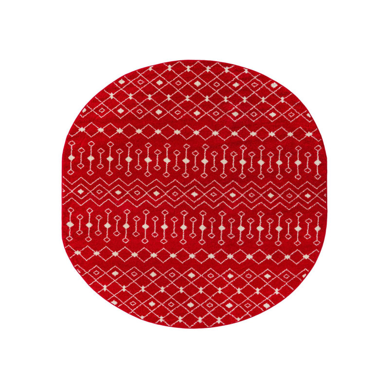 Somerville Geometric Indoor Rug, Oval 7'10" x 10'