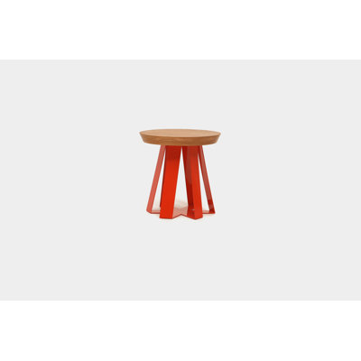 ARS Solid Wood Top End Table