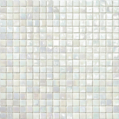 Passion Fruit 5/8" x 5/8" Glimmer Glass Mosaic