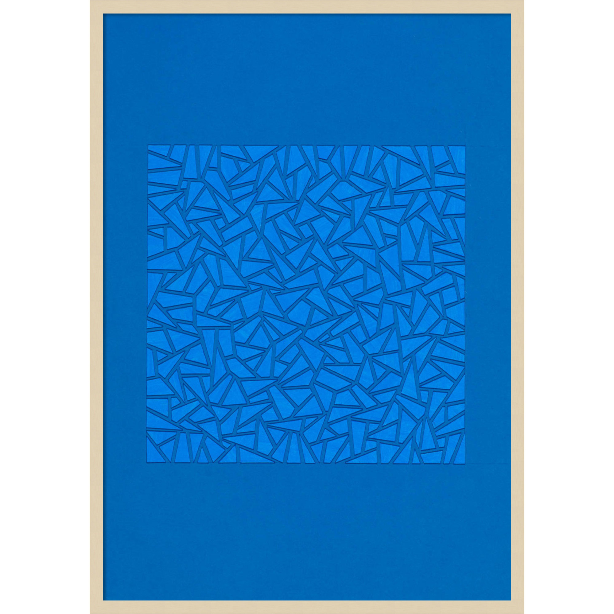Blue World by Alex Dunn, Brown, 41" H x 29" W