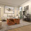 Miroir mural en métal 5 pièces-1252497379