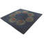Tapis carré bleu marine Newburn