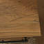 Bureau en L, finition brune