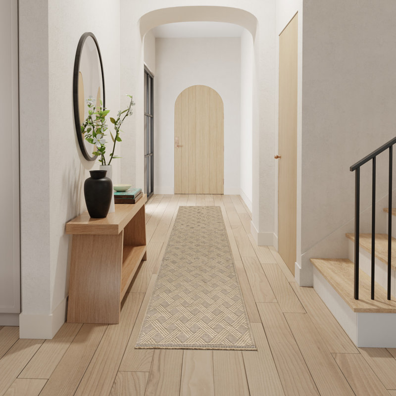 Marlow Washable Geometric Indoor Rug, Runner 2' x 6'