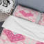 Ensemble de housse de couette à motif patchwork rose-600613821