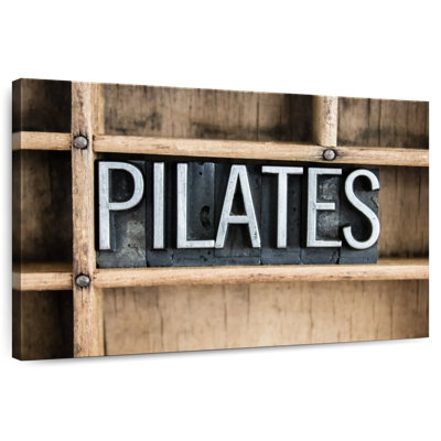 Typographie de métal Sirci Pilates
