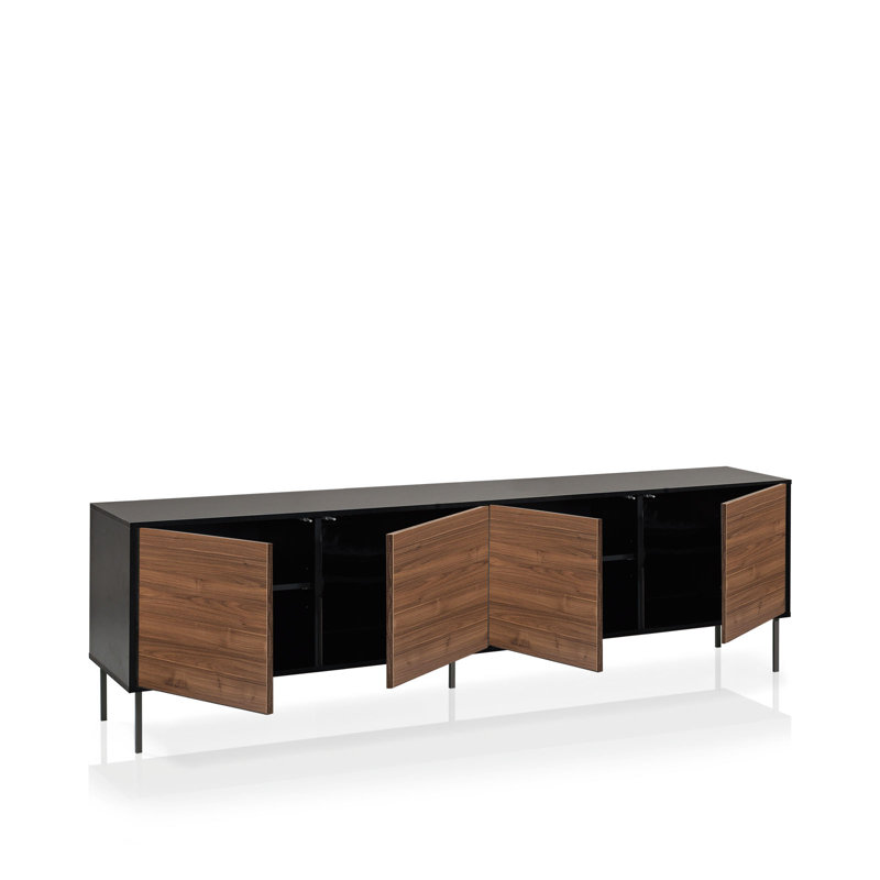 McCordsville 238cm Sideboard, Black/Walnut