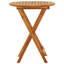 Asanta Round Pine Folding Outdoor Dining Table With Umbrella Hole , 60cm cm W 60cm cm D