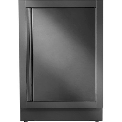 Armoire avec porte réversible OASIS®, noir mat