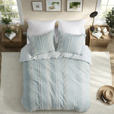 Premium Cotton Jacquard Bedding Sets, Reversible Design For Modern Bedrooms