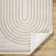 Machine Washable Shaggy Boho Beige Area Rug