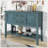 Cambridge Series  Ample Storage Vintage Console Table With Four Small Drawers And Bottom Shelf For Living Rooms, Entrances And Kitchens-354829561