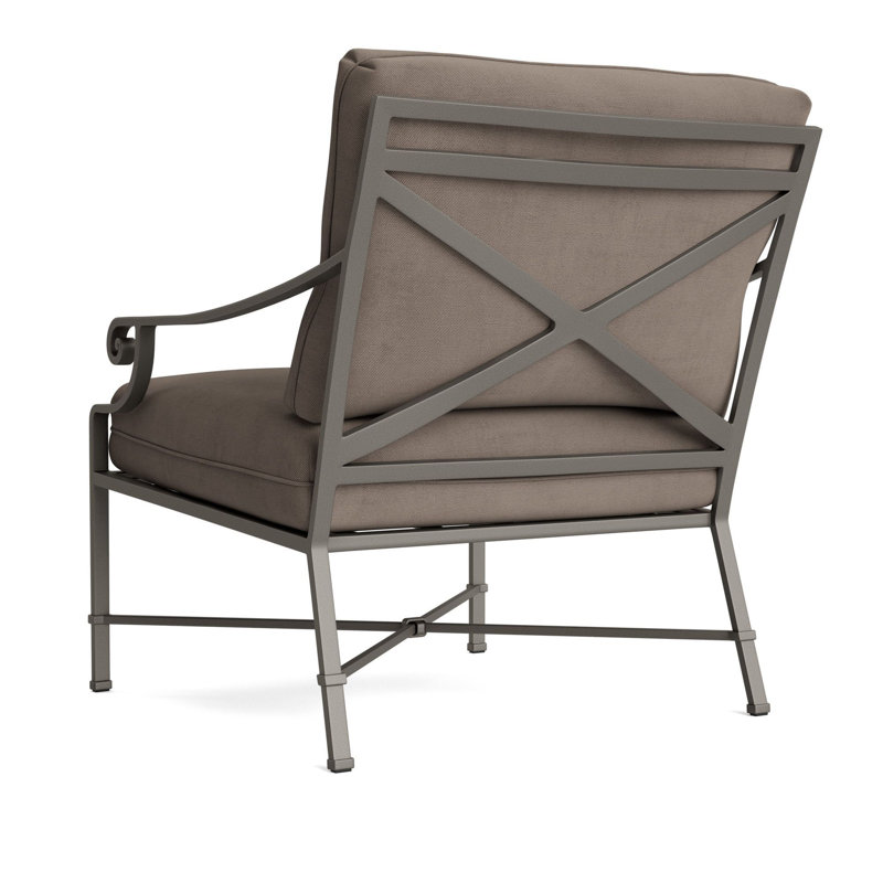 Venetian Outdoor Lounge Chair, Mica, Fusion Neptune