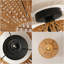 Rattan Lantern 40CM Natural Farmhouse Style Flush Mount Ceiling Light