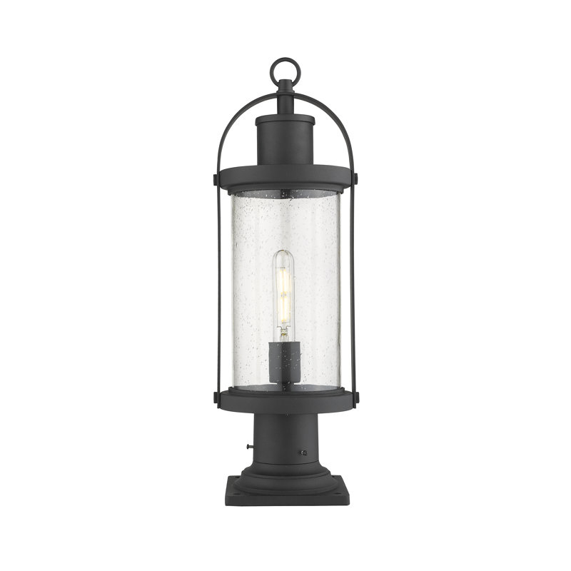 Vierra Pier Mount Light, 25" H x 7.5" W x 7.5" D