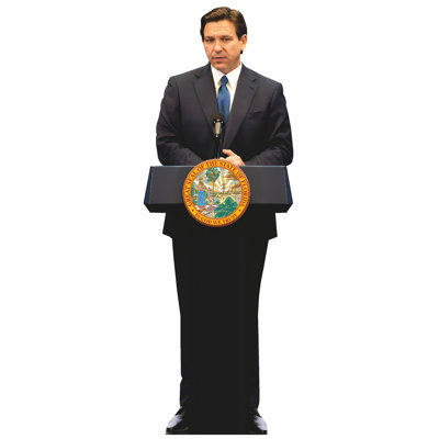 Florida Seal Podium Cardboard Standup