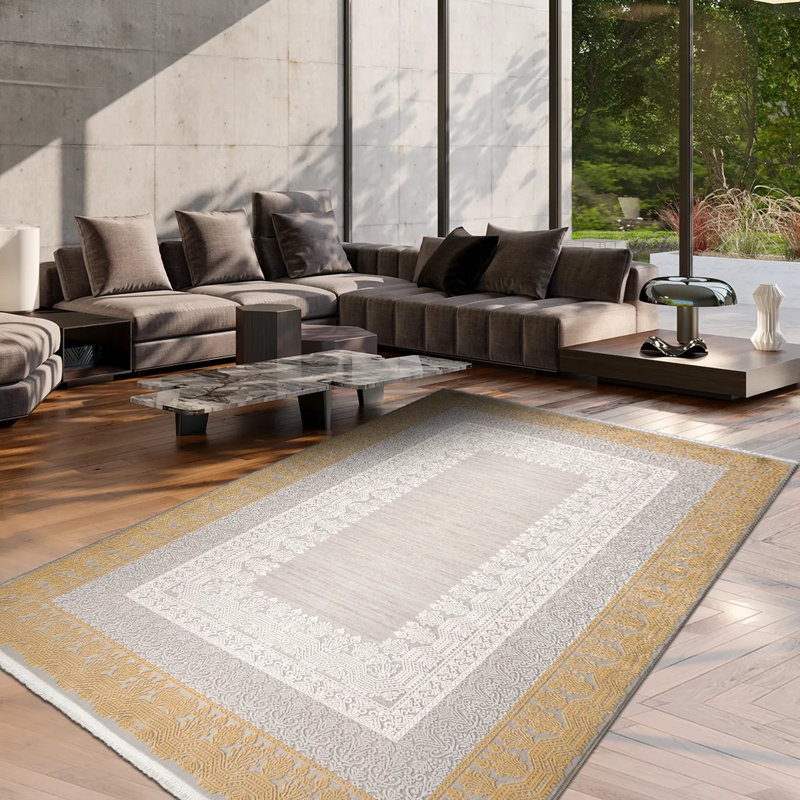 Tapis tissé à la machine Aubrey, Rectangle 3'11" x 5'11"