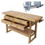 Établi en bois pour atelier et maison
