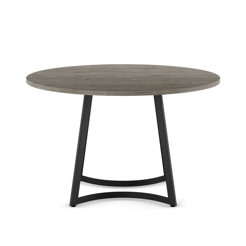 Josie 48" Round Dining Table, Black
