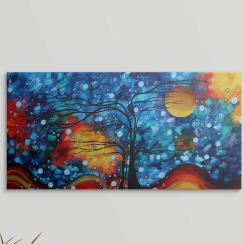« enfance souvenirs » par megan duncanson, impression, H 12 po x l 24 po x P 1,5 po, Toile