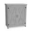 Armoire de rangement avec plateau en métal, poste de travail extérieur, armoire d'entrée-108813414
