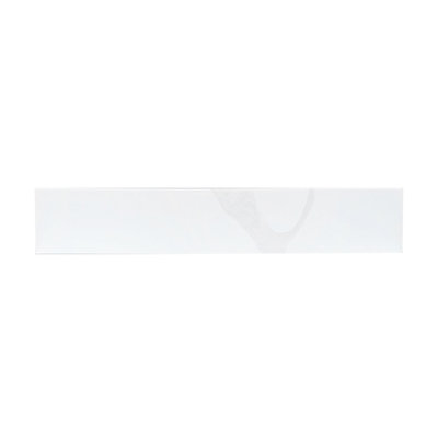 Dossier de meuble-lavabo latéral en quartz blanc, 22 po x 4 po, résistant aux rayures et à la chaleur