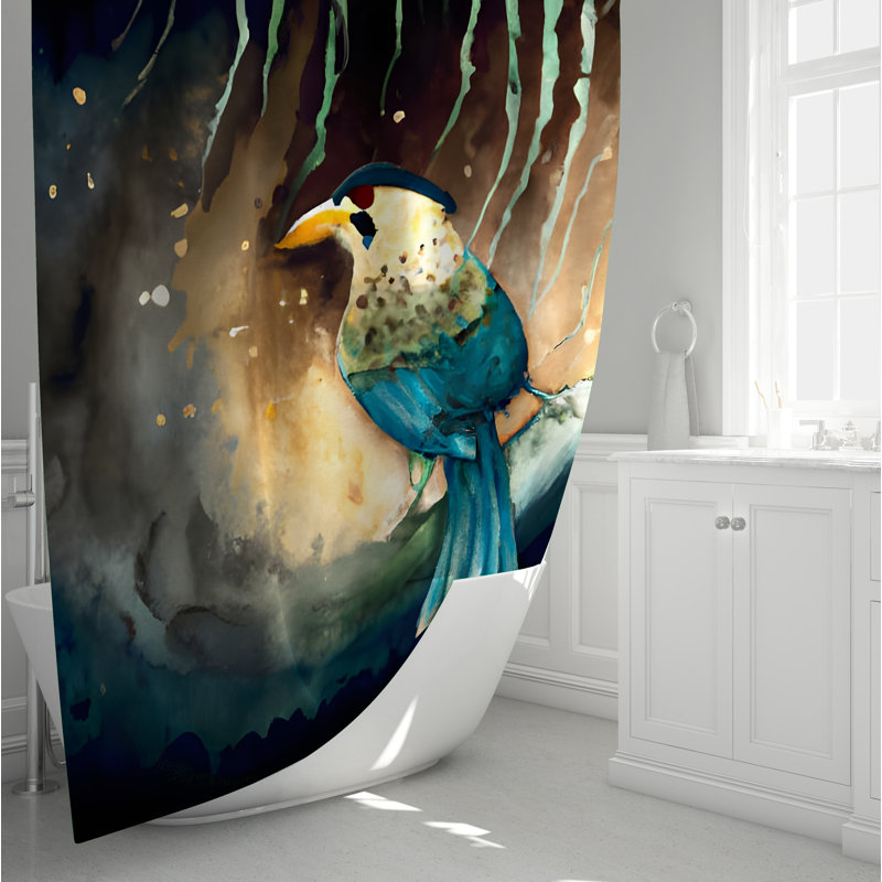 Rideau de douche Asharoken, H 72 po x l 70 po