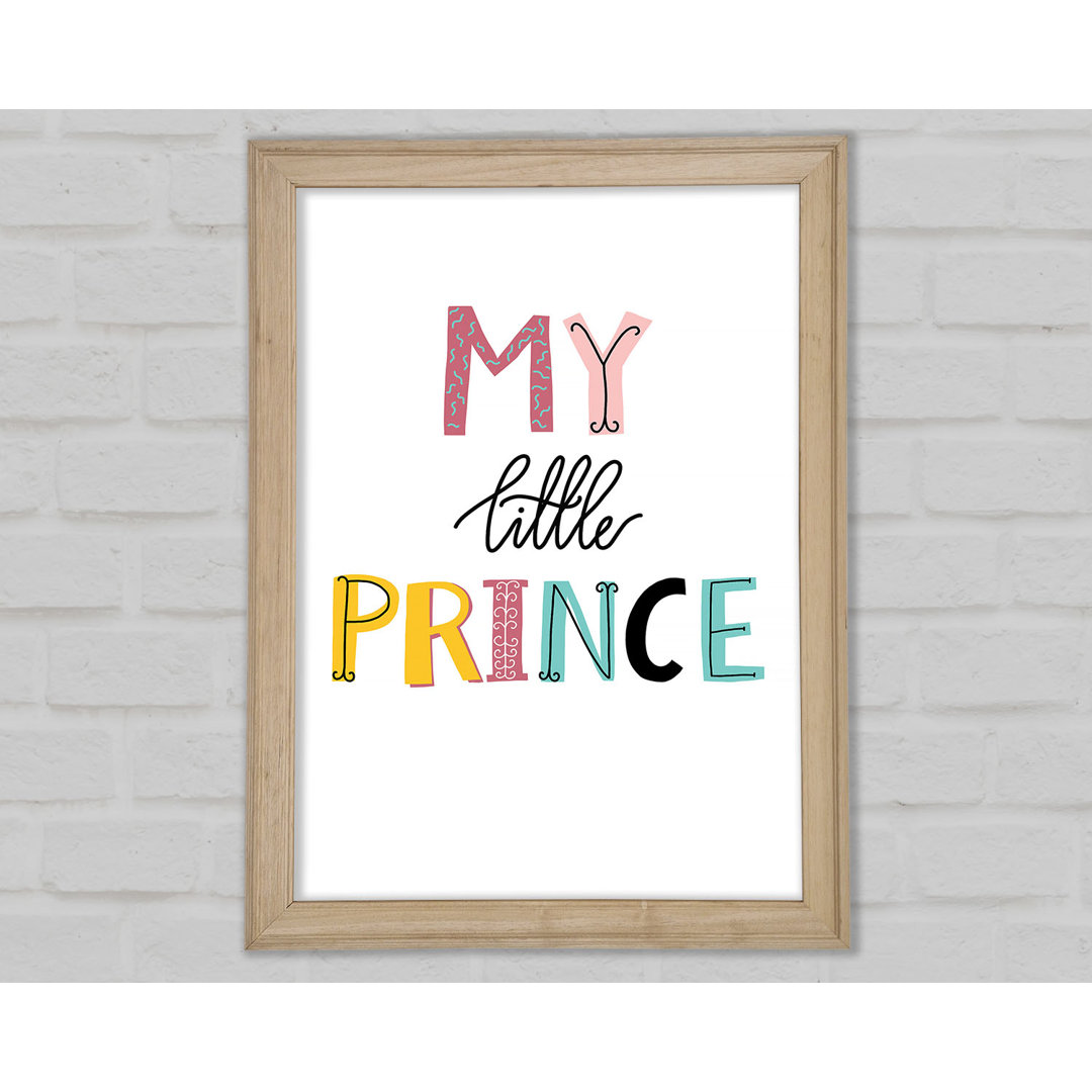 Gerahmtes Wandbild My Little Prince