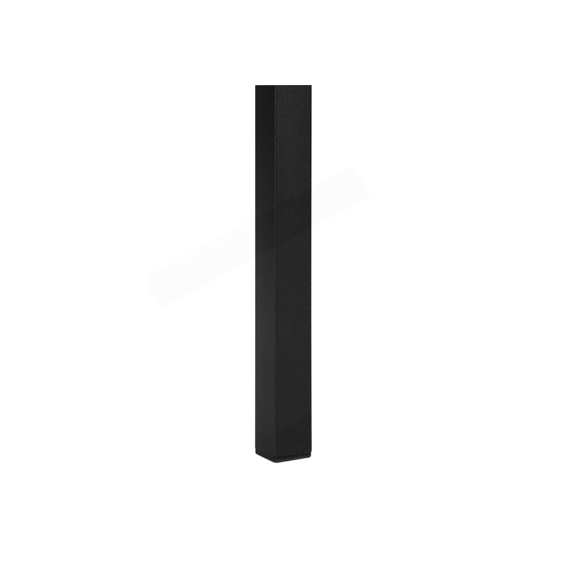 Ensemble de tables basses et de tables de bout contemporaines 3 pièces avec dessus en stratifié durable et structure en métal noir élégant