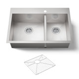 Vault™ 33" L x 22" W Dual Mount Kitchen Sink