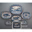 Porcelain Platter Blue and White Willow 14.5inL-1746913789
