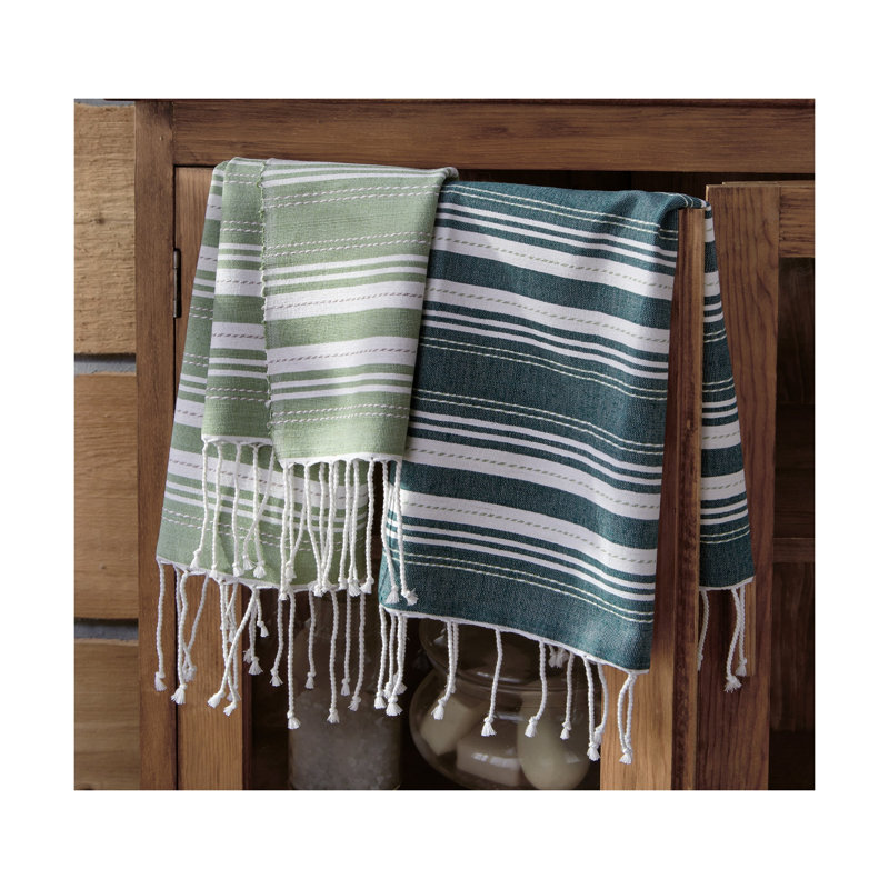 Lakeyla Guest Towel S/2, Dark Green