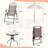 Ashlene 4 - Person Outdoor Patio Dining Set-2090763478