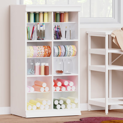 Modular Storage 21.38" W 12-Shelf Divided Unit