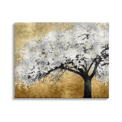 " Contemporary Bold Tree Trunk " by Kate Bennett Painting Print