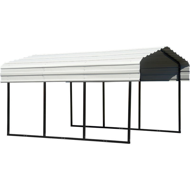 Galvanized Steel Carport, 10X15X7